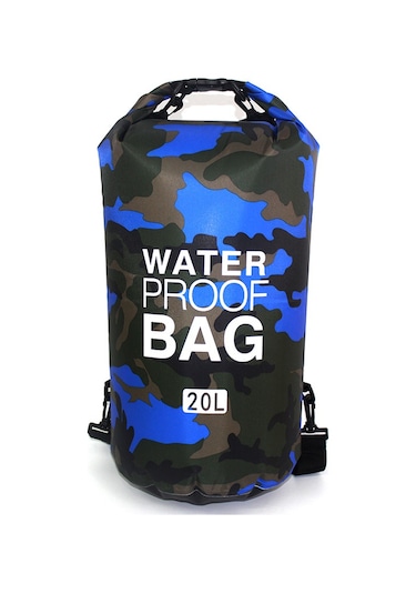 Çok Amaçlı Hafif Su Geçirmez Outdoor Sırt Çantası-20L Mavi