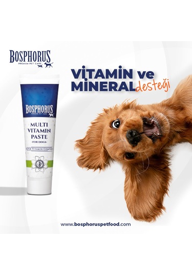 Bosphorus Köpekler İçin Multivitamin Malt Macun 100 G