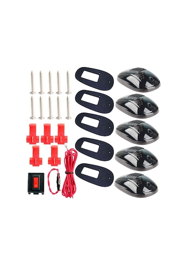 5li Set 12 Ledli Universal Pick Up 4x4 Araç Üstü Park Sis Lambası