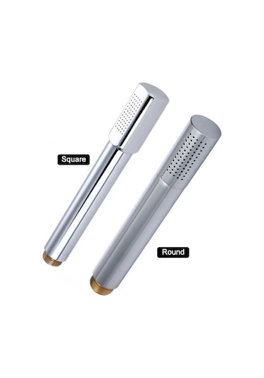 Xindoker Bakır Ve Paslanmaz Çelik Krom Basınçlı Duş Başlığı, Kolay Kurulum, Hızlı Temizleme, Kare/daire Seçenekli Gümüş Diğer