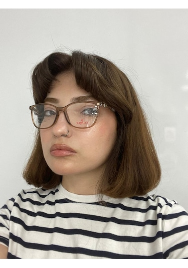 Target Tk307 C.1111 51ekt Kadın Polarize Klipsli Mavi Işık Korumalı Ekran Gözlüğü Şeffaf - Kahverengi