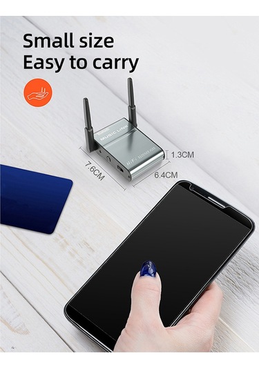 Aux Ses Bluetooth Alıcısı Kayıpsız Ses Adaptörü Rca Hoparlör 5.0 B