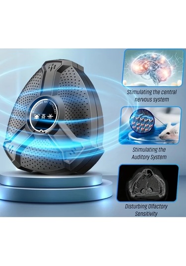 Chuangyinshop Ojımo 2025 Ses Dalgası Teknolojili Elektrikli Haşere Kovucu - Beyaz 1 Paket İç Mekan Böcek Fare Karınca İlacı
