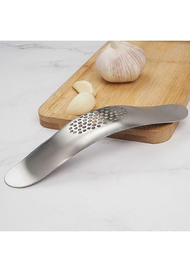 Sarımsak Sallama Makinesi Kırıcı Kıyma Presi Bulaşık Makinesinde Yıkanabilir, Paslanmaz Çelik Siyah