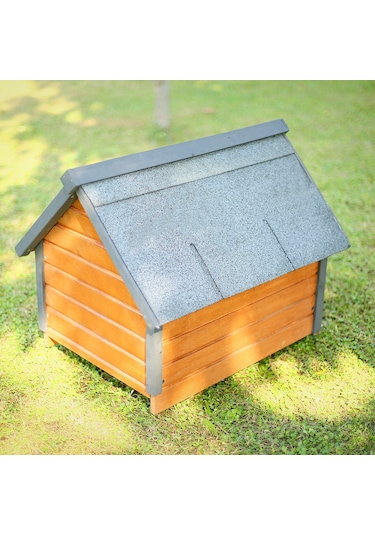 Mandu Isı Yalıtımlı Ahşap Köpek Kulübesi Small