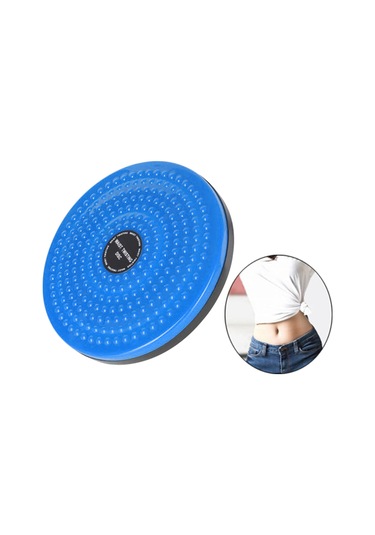 Dolıty Bel Büküm Tahta Plakası Fitness Egzersiz Masajı Mavi Mavi