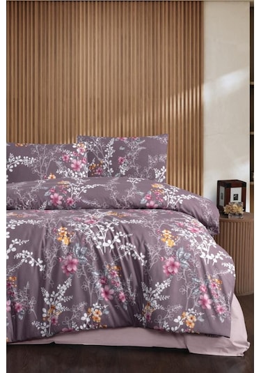Atra 6 Parça Comforter Çeyiz Seti Gül Kurusu Gül Kurusu