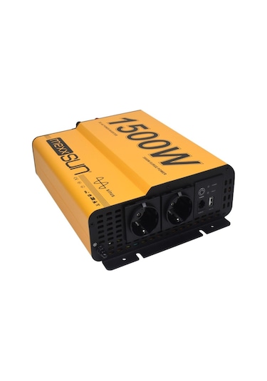 Mexxsun 12V Volt-1500W Watt Tam Sinüs İnverter (220V Çevirici)
