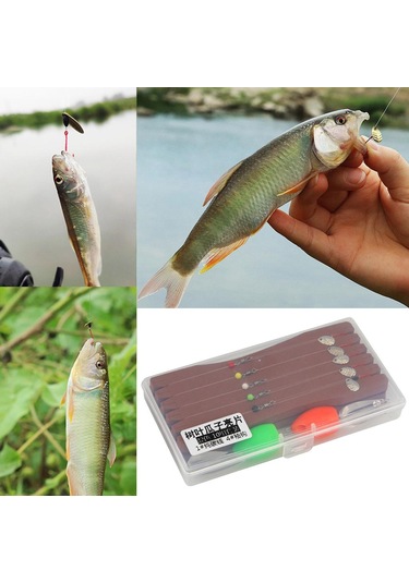 Homyl Bağlı Sinekler Seti Yapay Yem Balıkçılık Cazibesi A