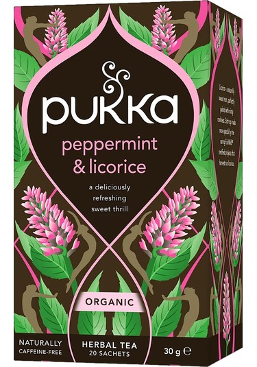 Pukka Peppermint & Licorice Bitki Çayı Bardak Poşet Çay 20 Adet