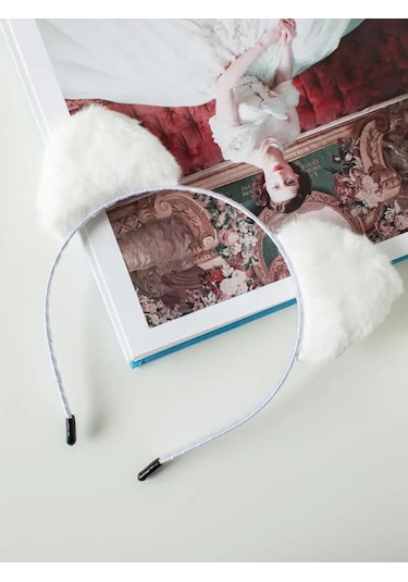 Logovo Bobrov Kuli: Pofuduk Kedi Kulakları 91903030 Beyaz