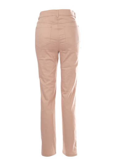 Seleste Minimalist Yüksek Bel Kadın Pantolon - Regular Fit - Günlük & Ofis Bej