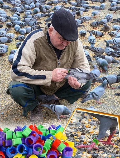 Willowhaven 100 Adet 10mm Gökyüzü Mavisi Kuş Bacağı Halkası 1-100 Numara Kanatlı İşaretleme Aracı