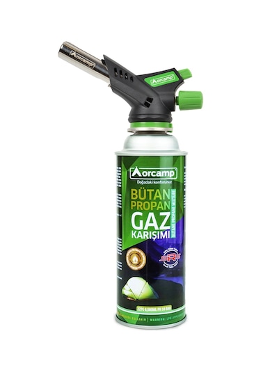 Pürmüz Sprey Pürmüz Kamp Ateşi Pürmüzü Set Kartuşlu Yeşil