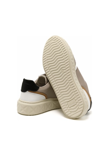 Sneaker Günlük Kadın Mar-25y-209-8856 John May Vizon Cilt Bej Vizon