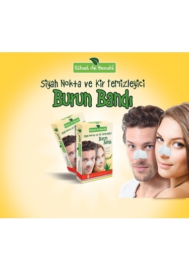 Rituel De Beaute Siyah Nokta ve Kir Temizleyici Burun Bandı 3 Adet