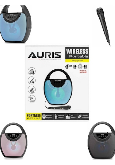 Auris Bluetooth Radyolu Ses Bombası Speaker ARS-K25