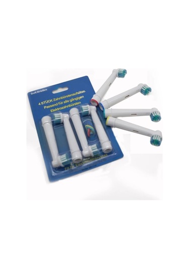 Lovyco Şarjlı Diş Fırçaları ile Uyumlu 4'lü Yedek Başlık