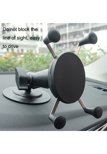 Sones Kd04 Araç Gösterge Paneli Yüzeyi Sabit Macun Tabanı Ram İle Uyumlu Cep Telefonu Tutacağı Siyah