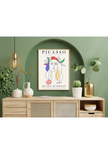 Pablo Picasso Çerçevesiz Poster Duvar Tablosu Dnm6 50x70