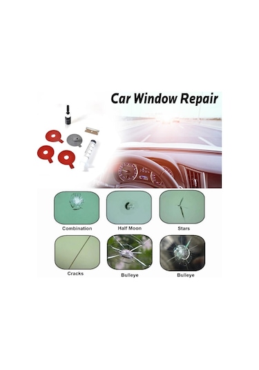 Araba Kırık Çatlak Cam Tamir Seti Çizik Onarım Taş Çatlak Kapat