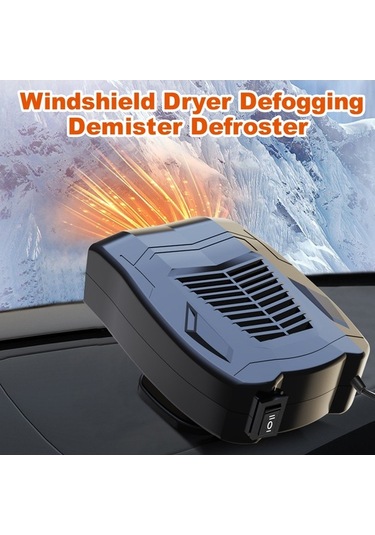 Maoyaya 360 Dönebilen 12v Isıtıcı - Hızlı Isıtma & Buz Çözme, Kışın Kurtarıcısı