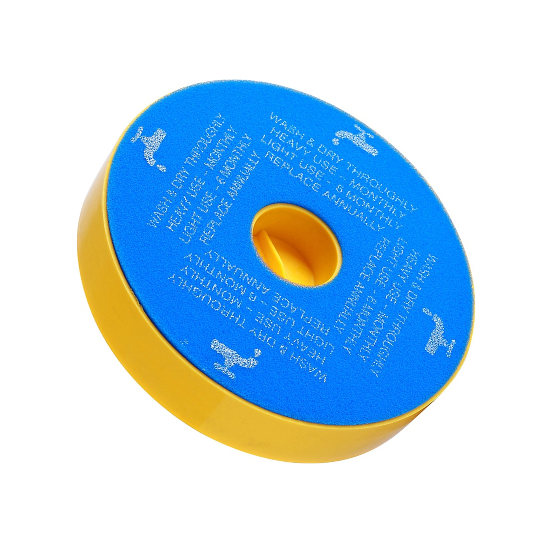 Hangfox Dyson Dc05/dc08/dc14/dc15 İçin Ön Filtre, Sponge Malzeme, Toz Filtreleme, Motoru Korumak, Tekrarlı Kullanım, Beyaz-mavi-sarı