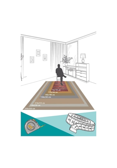 Blues Vintage Desenli Dokuma Taban Dekoratif Kırmızı Halı (Al 131