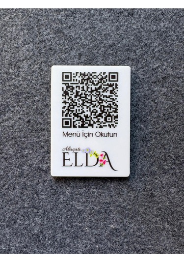 10 Adet Pleksi Qr Menü Otel, Bar, Cafe, Restaurant Barkod Masaüst