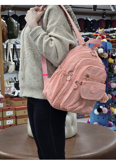 My Polo 2114-8675 Kadın Krinkıl Kumaş Çok Gözlü Astarlı Petli Su Pudra