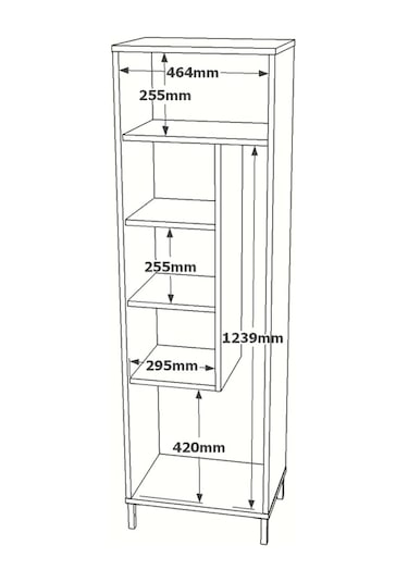 Robin Home Carmen Çok Amaçlı Dolap Vileda Banyo Dolabı Beyaz
