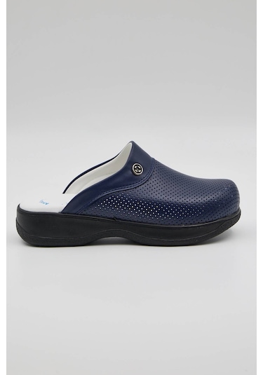 Terz-0052 Quicksteps Professional Kadın Anatomik Ve Comfort Sabo Terlik Lacivert