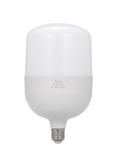 Konesam 50w Led Ampul T Tipi 6500k Beyaz Işık 160-265v, E26/e27 Bağlantı, Plastiği Kaplı Alüminyum, Ev & Mağaza Aydınlatması İçin Yüksek Parlaklık
