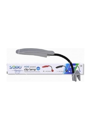 Sobo Akvaryum Lambası Mini Led L-28c  Siyah
