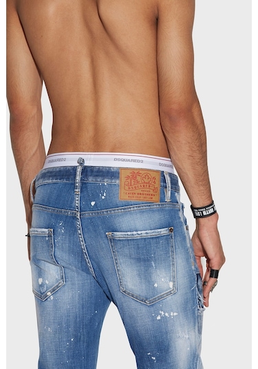 Dsquared2 Erkek Kot Pantolon S74lb1252 S30342 470 Mavi Dsquared2 Erkek Kot Pantolon S74lb1252 S30342 470 Mavi