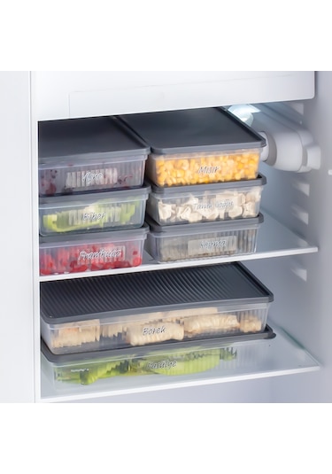 Porsima 1101 Dikdörtgen No-Frost Derin Dondurucu Saklama Kabı 12'li