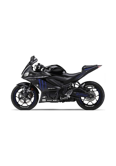 2019-2020 Yamaha Yzf R25 Lacivert ( Gece Mavisi ) - Beyaz Monster