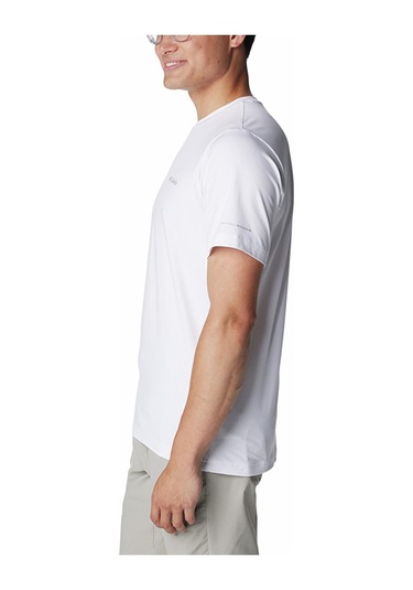 Columbia Ao5545 Tech Trail Crew Neck Iı Erkek T-shirt-29975 Beyaz