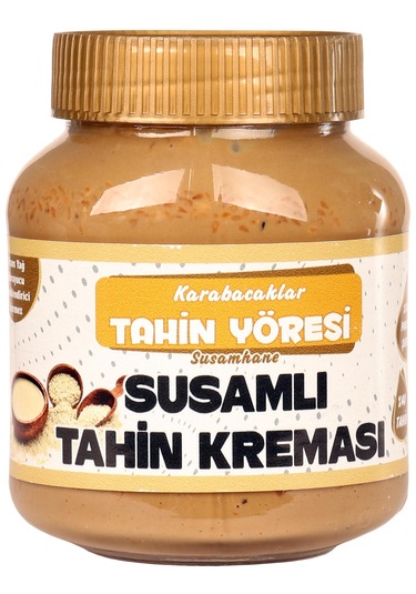 Susamhane Tahin Yöresi Susamlı Tahin Kreması Net:330gr Cam Kavan.