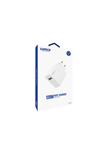 Sunix S-120 120 W Turbo Süper Type-c Girişli Hızlı Şarj Aleti