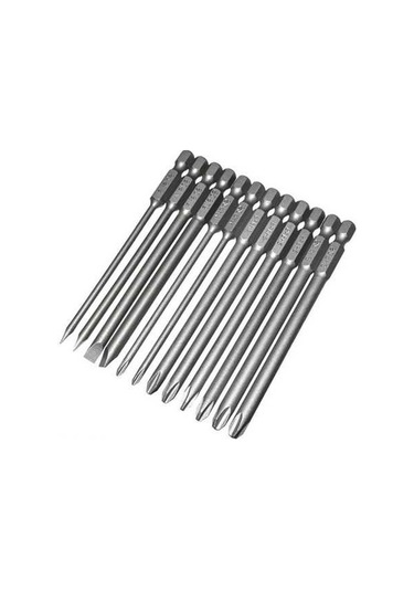 Trendooze Uçları Uç Tornavida Seti, S2 Phillips Parçalı Manyetik Çelik 12 100mm Rp