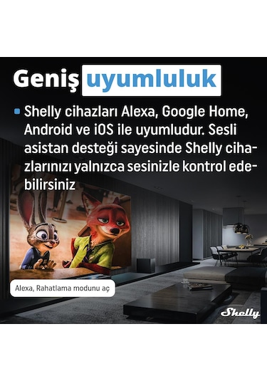 Shelly Pro Dimmer 1pm Dın Ray 1 Kanal Enerji Ölçümlü Akıllı Dimmer