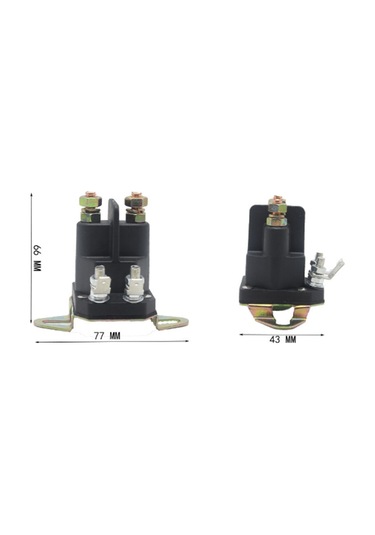 Springsun 12vdc 117 - 1197 Toro Exmark Çim Kırpma Makinesi İçin Yenilenebilir Başlatıcı Solenoidü Saf Bakır Güçlü Stabilite