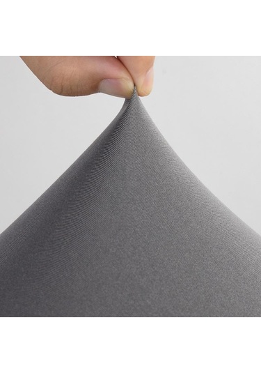 Suntek Magideal Elastik Kanepe Slipcover Düz Mobilya Gri-3-koltuk