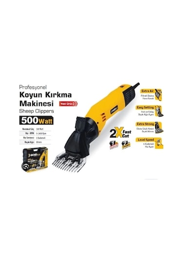 Sgs 5197 Koyun Kırkma Makinası Devir Ayarlı 500w