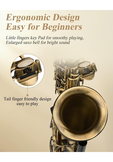 Eastar As-ıı-ab Mi Bemol Alto Saksofon Vintage