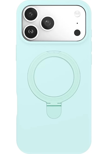 Newface Apple, Uyumlu iPhone 17 Pro Max Regal Magsafe Standlı Kapak - Su Yeşili