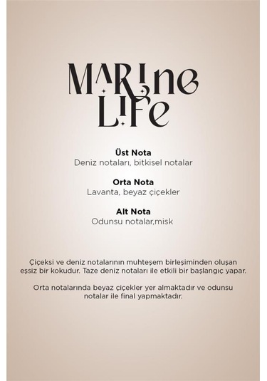 Carpex Marine Life 200 Ml. Classic Seri A1 Makine Koku Kartuşu Marine Life