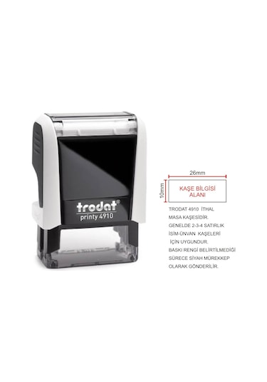 Trodat 910 - İsim Ünvan Kaşesi Mavi