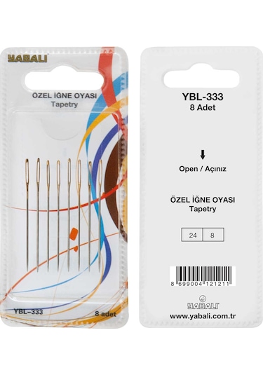 Özel İğne Oyası İğnesi Yabalı